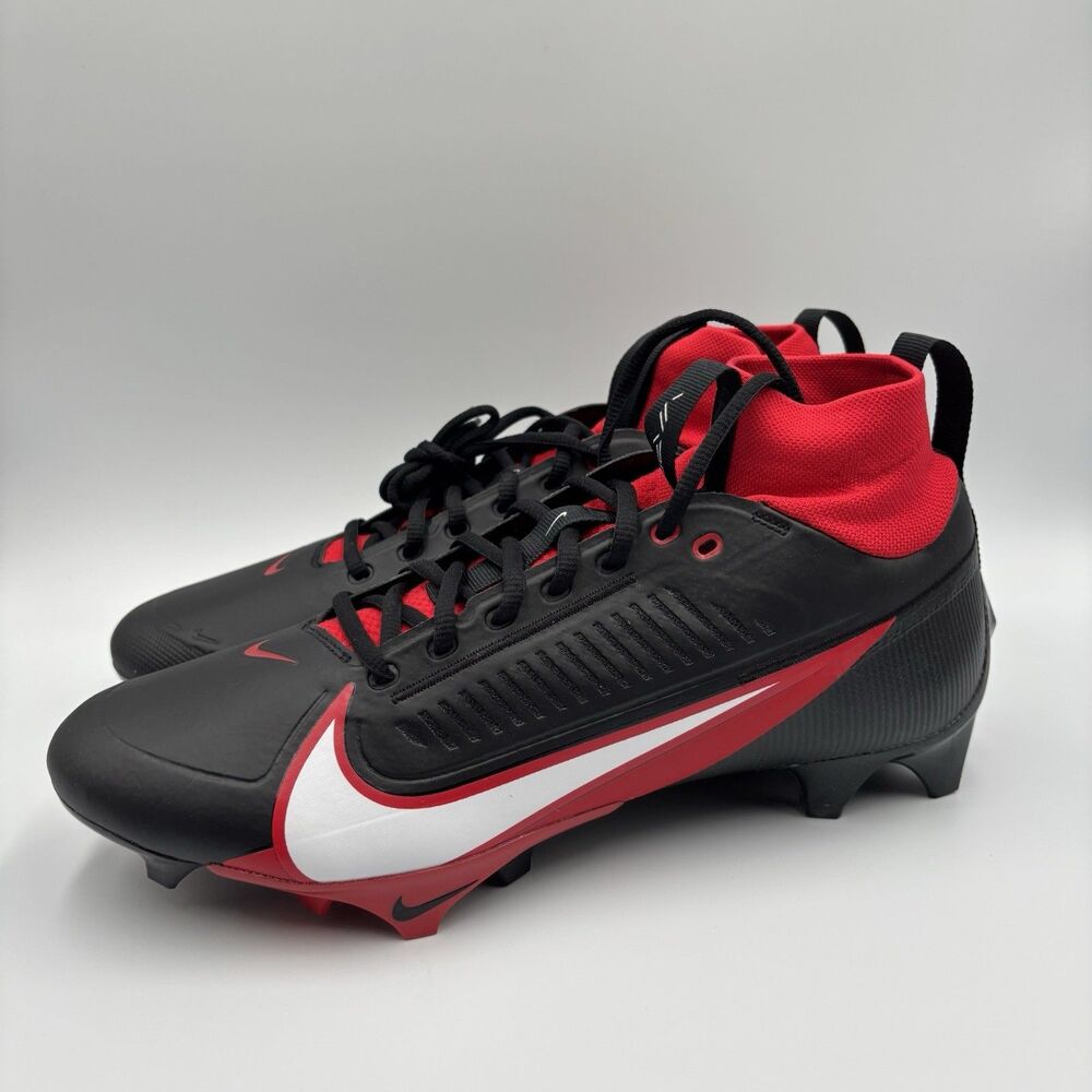 Size 11.5 Nike Vapor Edge Pro 360 2 TB Football Cleats Black Red FN7759-005